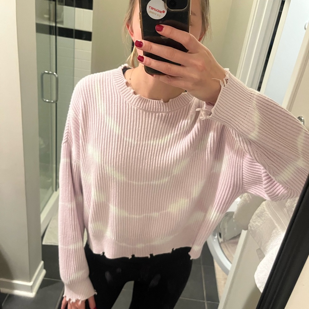 Pistola Soft Pink Ribbed Knit Top